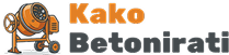 Kako betonirati